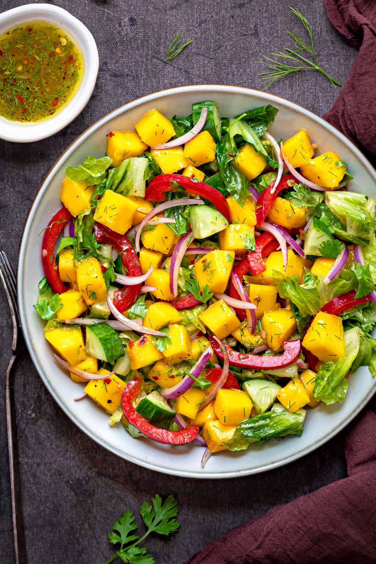 Gorgonzola Mango Salad
